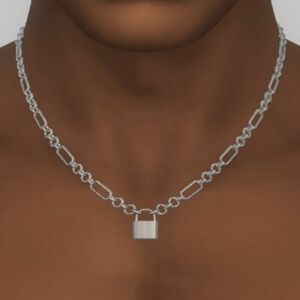 Topline Necklace – Male By Christopher067 Sims 4 CC