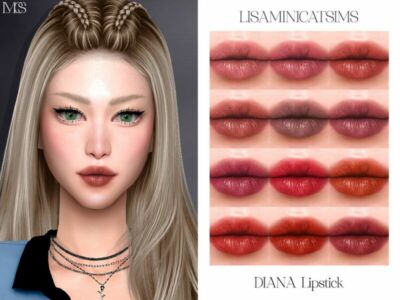 Diana Lipstick By Lisaminicatsims Sims 4 CC