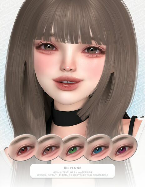 Eyes N2 By Waterblue Sims 4 CC