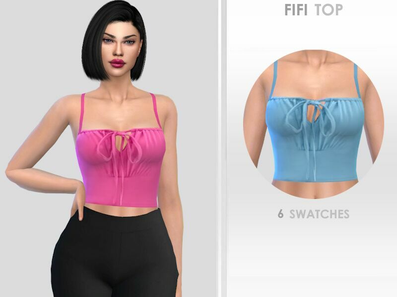 Fifi TOP By Puresim Sims 4 CC