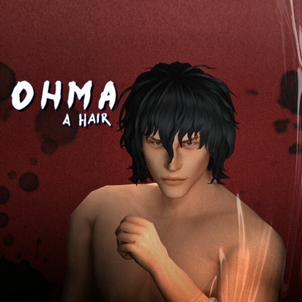 Kengan Ashura – Ohma Tokita Hair By DRO Sims 4 CC