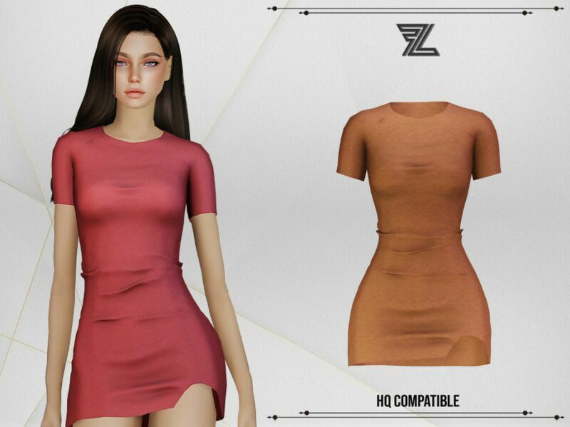 Maggie Dress By Forlima Sims 4 CC