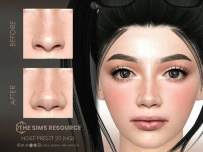 Nose Preset 25 (HQ) By Caroll91 Sims 4 CC