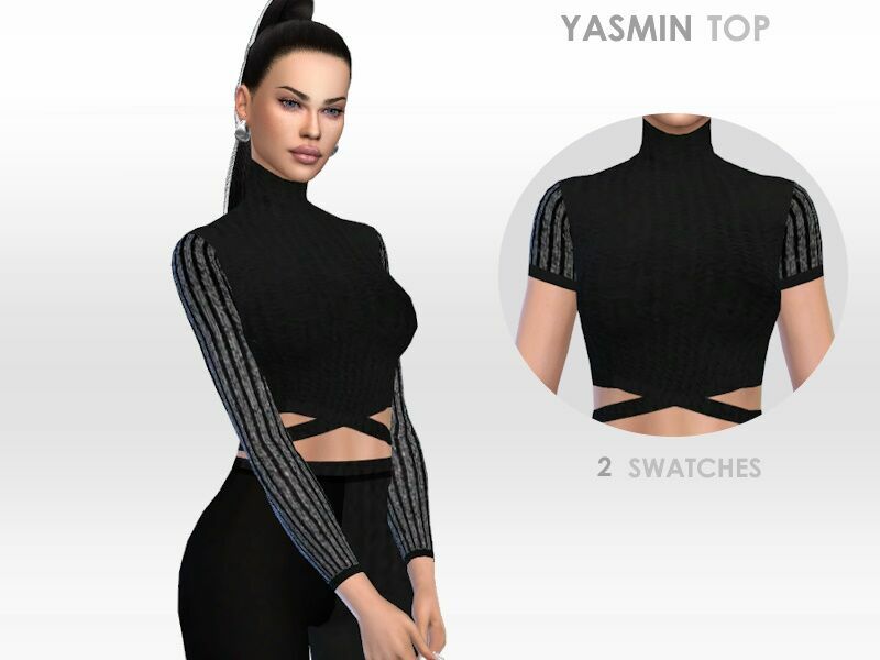 Yasmin TOP By Puresim Sims 4 CC