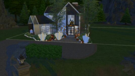 22 OAK AVE Halloween Edition Sims 4 CC