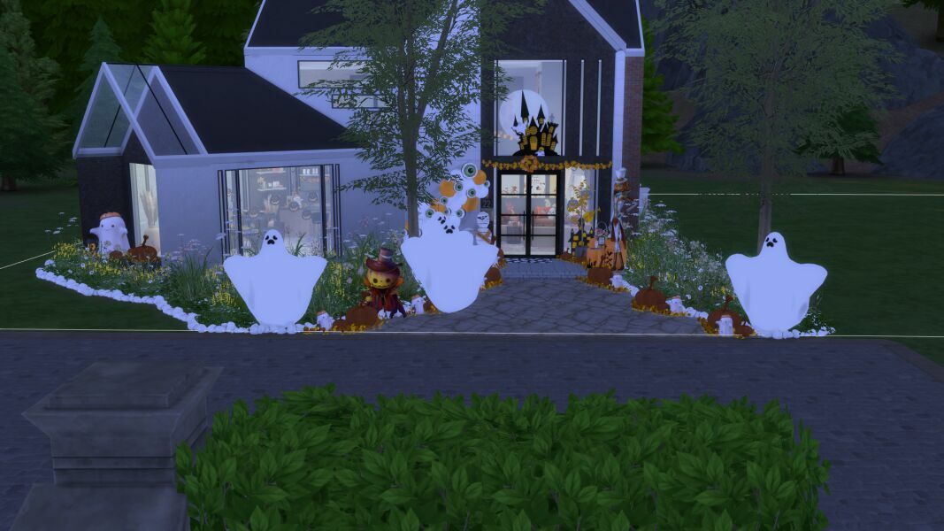 sims 4 cc 22 oak ave halloween edition 2