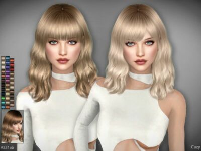 #221 – Female Hairstyles – SET By Cazy Sims 4 CC