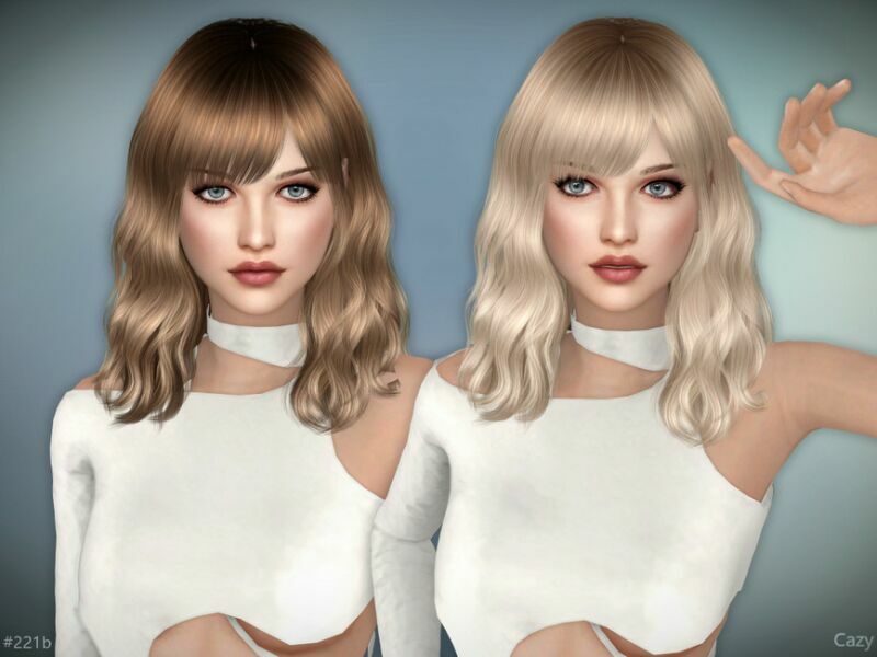 sims 4 cc 221 female hairstyles set by cazy 2