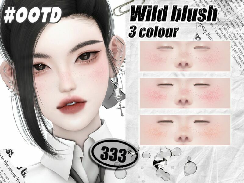 333-Wild Blush By Asan333 Sims 4 CC