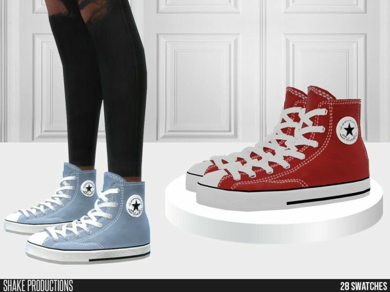 864 – Sneakers (Female) By Shakeproductions Sims 4 CC