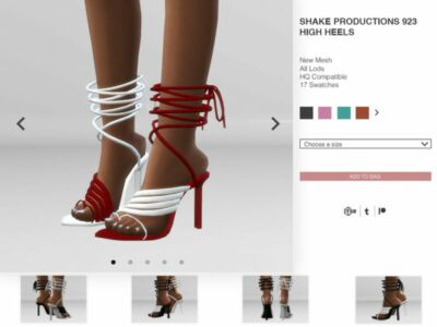 923 – High Heels By Shakeproductions Sims 4 CC