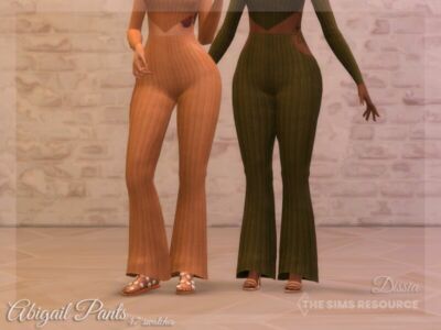 Abigail Pants By Dissia Sims 4 CC