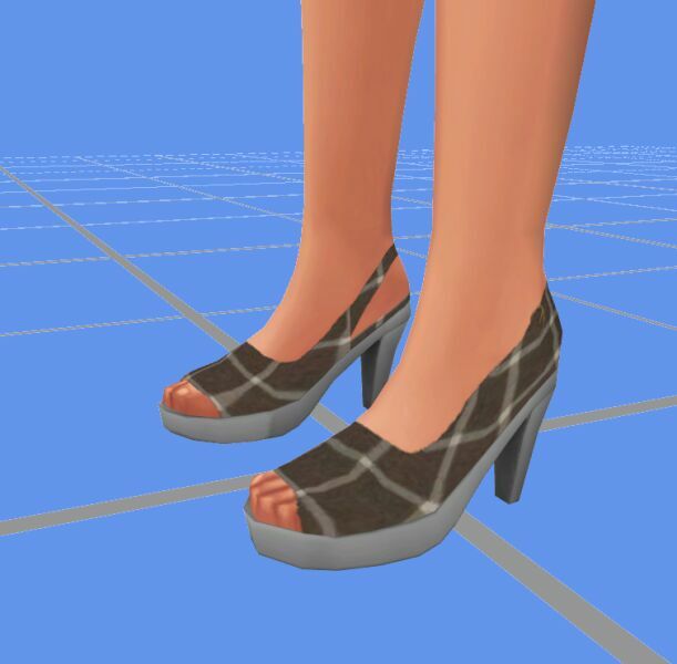 sims 4 cc af s4 basegame slingback platform pumps recolors by vtk 2