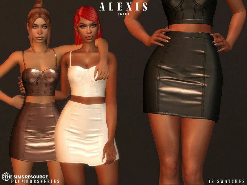 Alexis Skirt Sims 4 CC