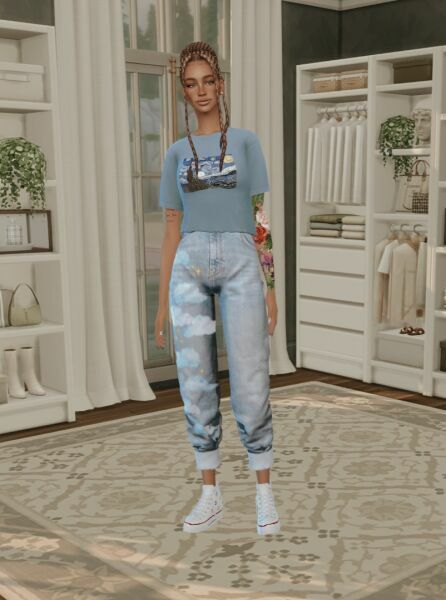 sims 4 cc alyssa monet 4