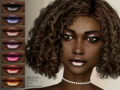 Amana Lipstick N41 By Suzue Sims 4 CC