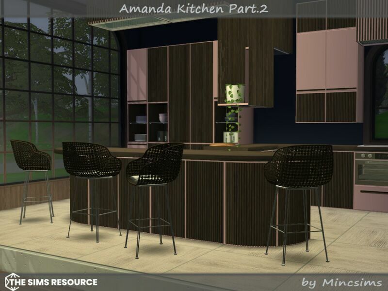 Amanda Kitchen Part.02 By Mincsims Sims 4 CC