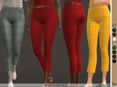 Ankle Crop Pants By Ekinege Sims 4 CC