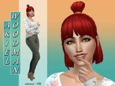 Ariel Woodman / TSR CC Only By Nolcanol Sims 4 CC