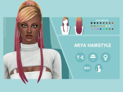 Arya Hairstyle By Simcelebrity00 Sims 4 CC