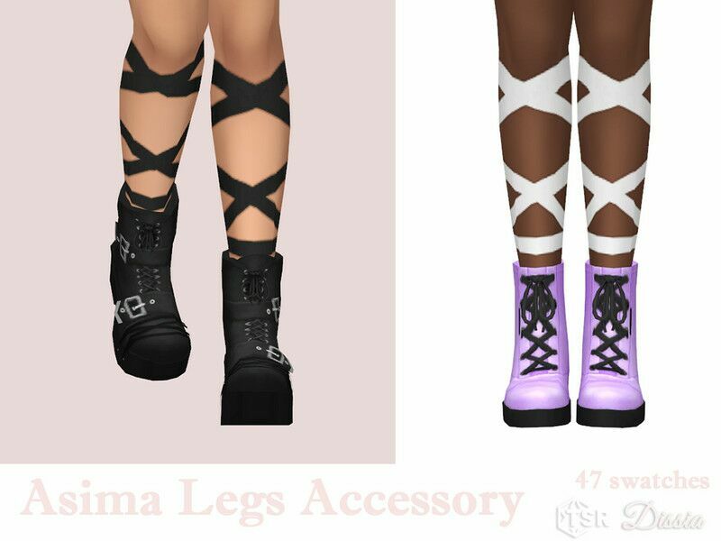 Asima Legs Accessory Sims 4 CC