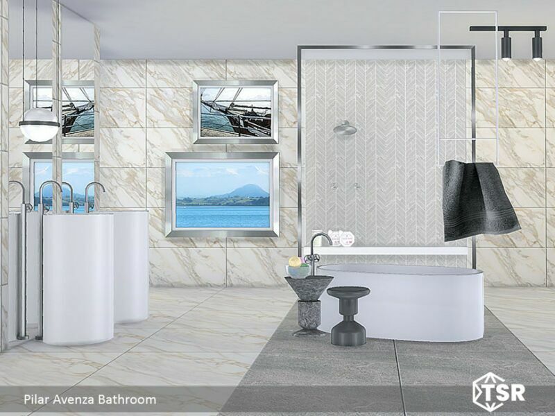 sims 4 cc avenza bathroom by pilar 2