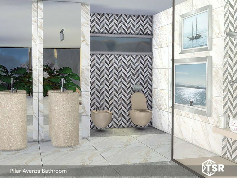 sims 4 cc avenza bathroom by pilar 3