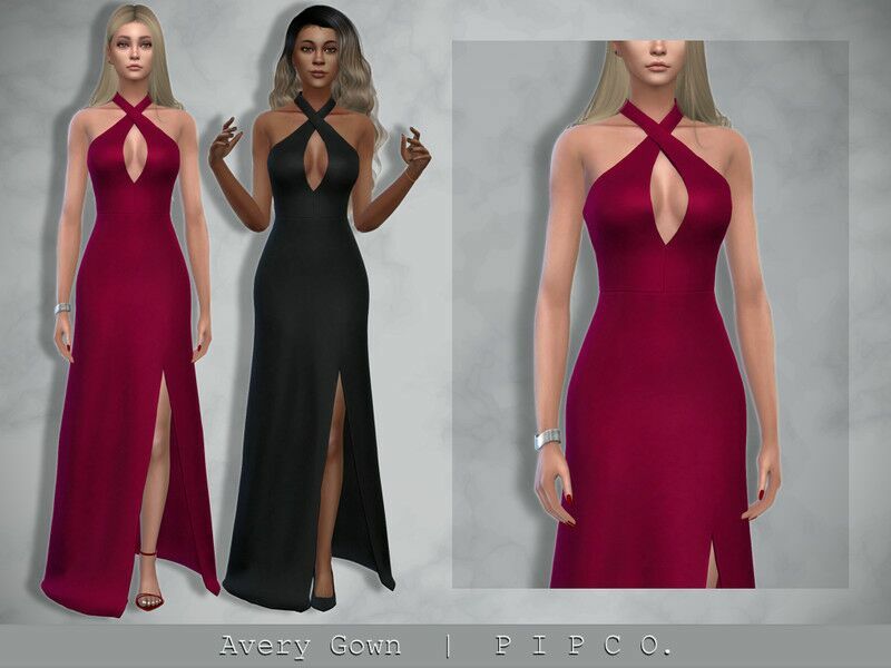 Avery Gown / Formal Sims 4 CC