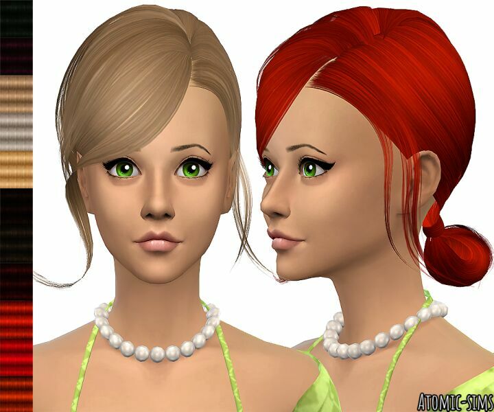 B-Flysims Hair 106 Conversion By Atomic-Sims Sims 4 CC