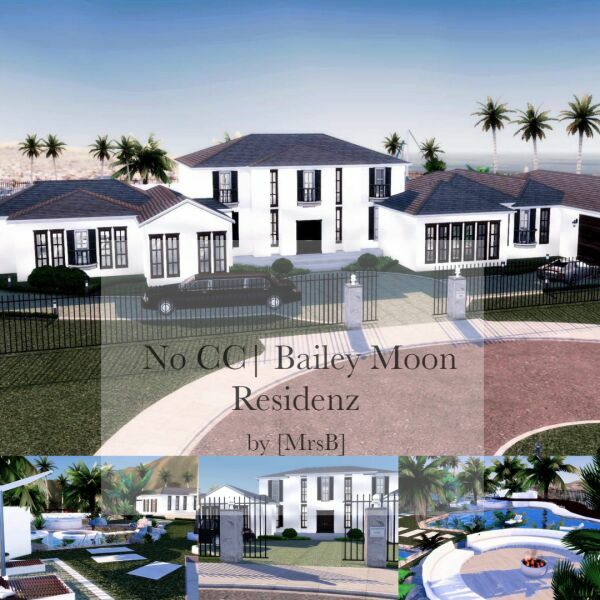 Bailey Moon Residenz |CC Free By Mrsbarbiex3 Sims 4 CC