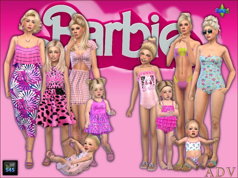 Barbie Clothing Sims 4 CC