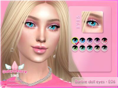 Barbie Doll Eyes • E06 Sims 4 CC