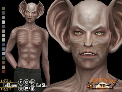 BAT Skin By Evilquinzel Sims 4 CC