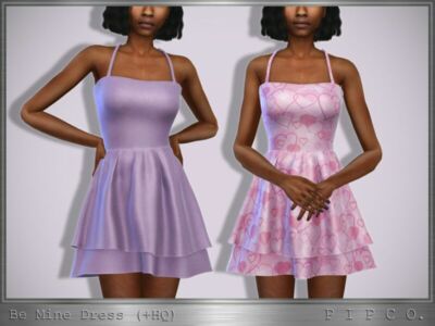 BE Mine Dress. By Pipco Sims 4 CC