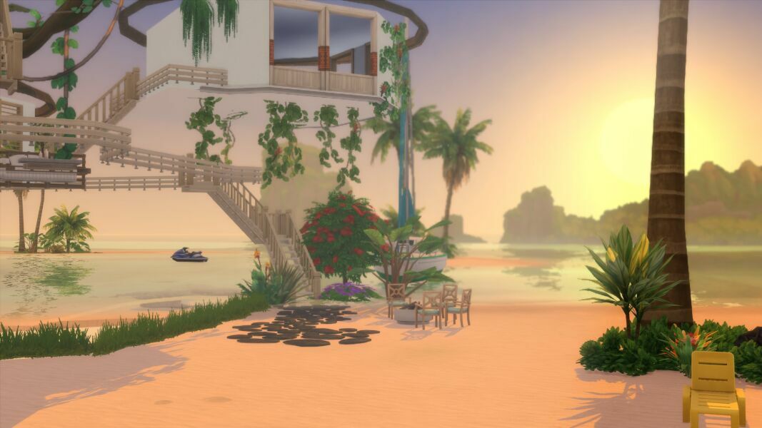 sims 4 cc beach tree house cc free by mrsbarbiex3 2