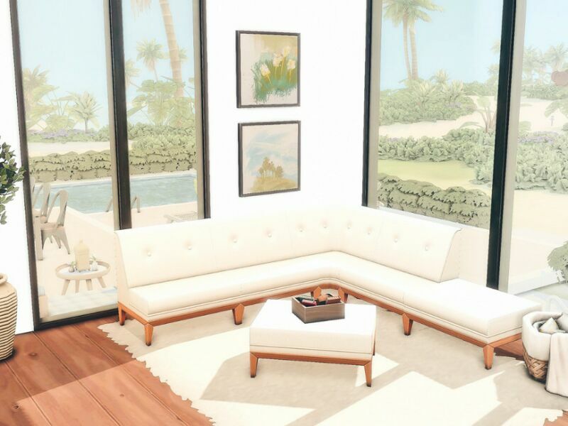 sims 4 cc beach villa no cc 7