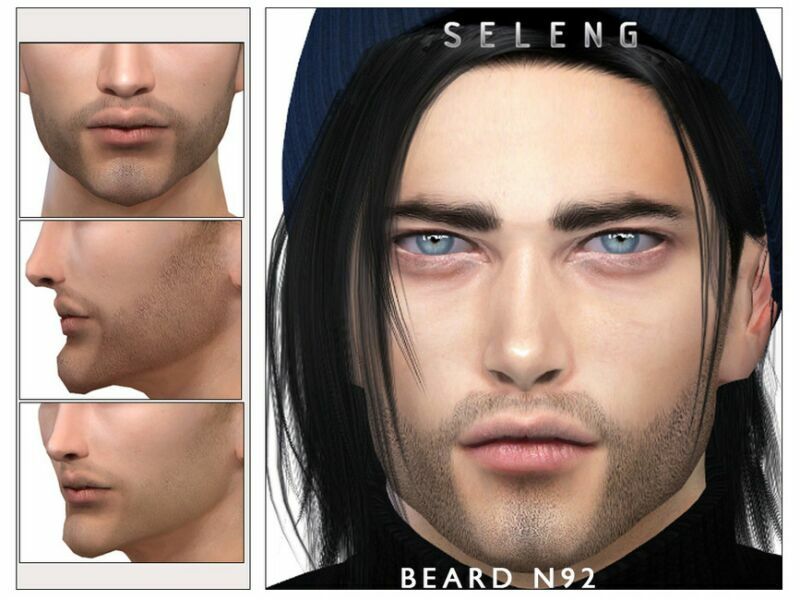 Beard N92 By Seleng Sims 4 CC