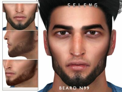 Beard N99 By Seleng Sims 4 CC