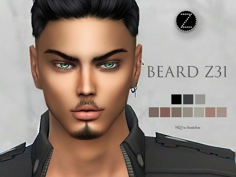 Beard Z31 By Zenx Sims 4 CC