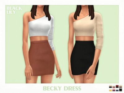 Becky Dress Sims 4 CC