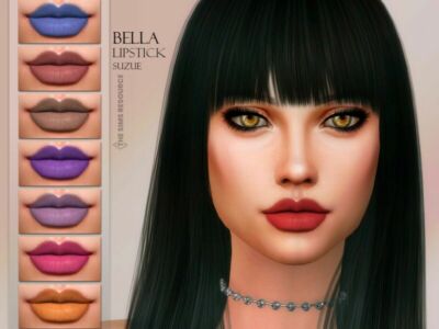 Bella Lipstick N33 By Suzue Sims 4 CC