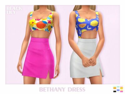 Bethany Dress Sims 4 CC