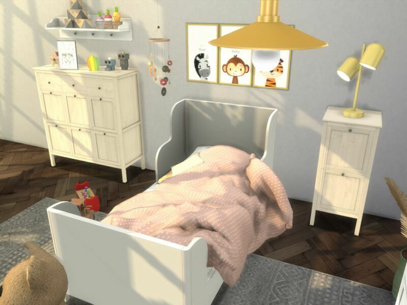 sims 4 cc blaine toddler bedroom by onyxium 4