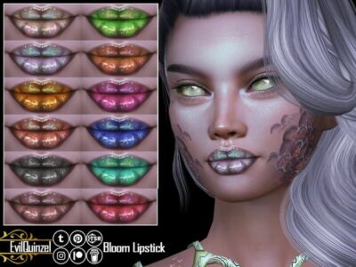 Bloom Lipstick Sims 4 CC