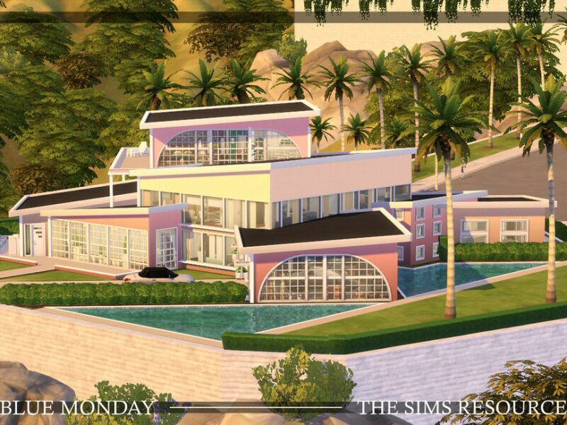 sims 4 cc blue monday nocc by simzmora 2