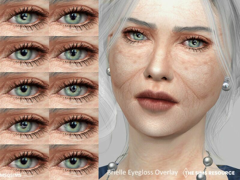 Brielle Eyegloss Overlay SET By Msqsims Sims 4 CC