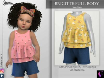 Brigitte Full Body By Katpurpura Sims 4 CC