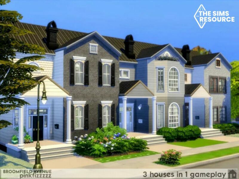 Broomfield Avenue By Pinkfizzzzz Sims 4 CC