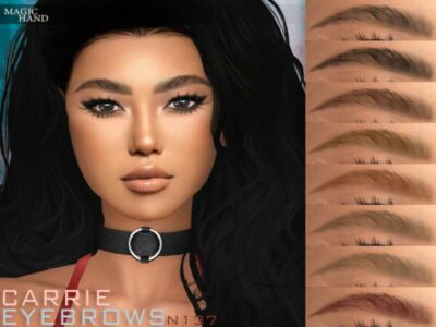 Carrie Eyebrows N137 By Magichand Sims 4 CC