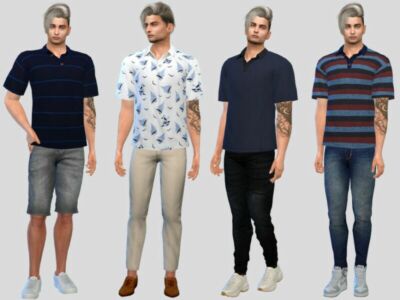 Casual Large Polo By Mclaynesims Sims 4 CC